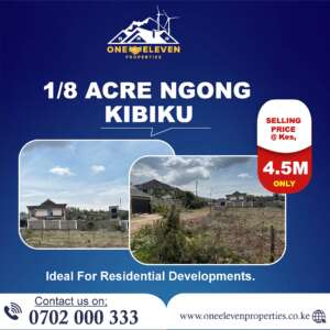 1/8 Acre Ngong Kibiku